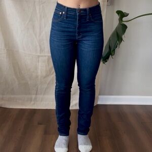 Madewell Indigo High-Rise Skinny Jeans